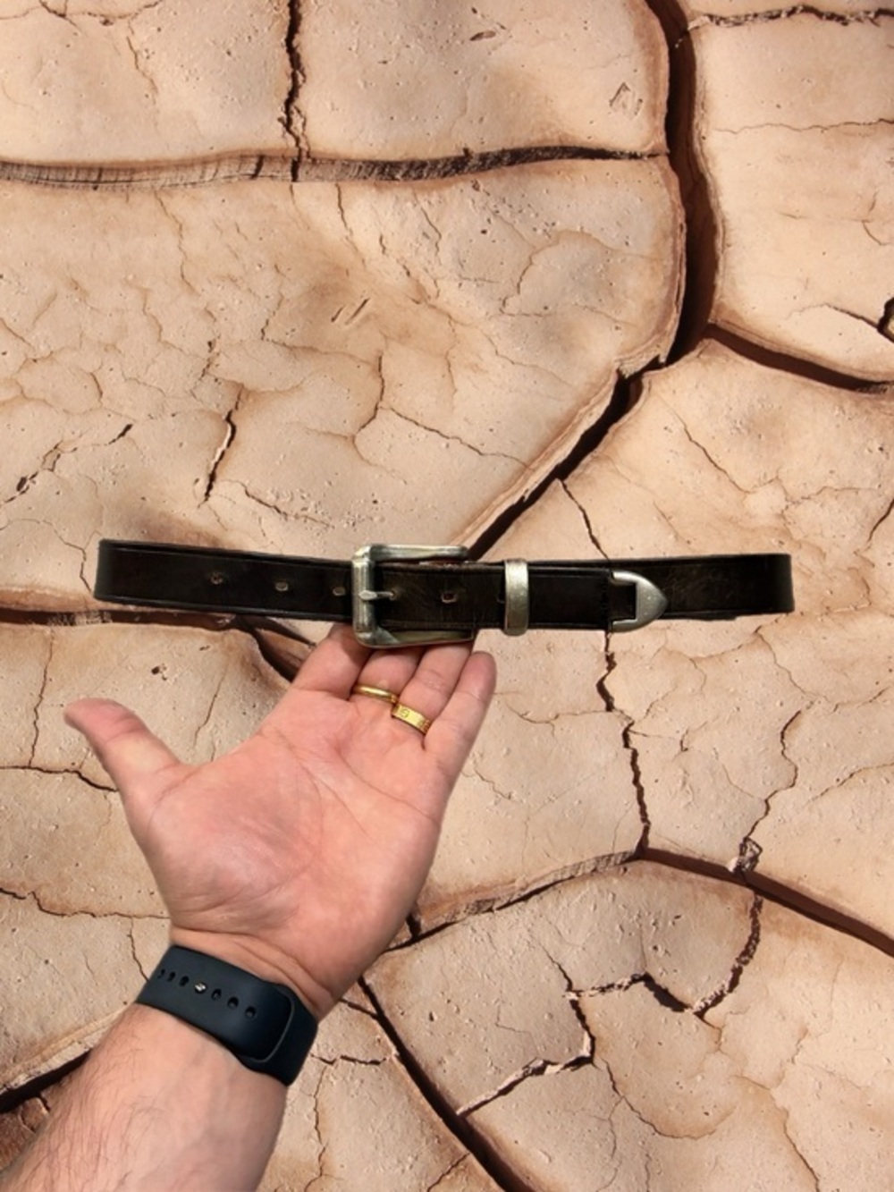 Vintage 90s Argentina Capezio Genuine Leather Belt